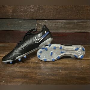 NEW without box: Nike Black and Blue Men's Athletic Cleats